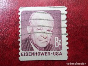 Sellos: -estados unidos, 1971, presidente eisenhower, Yvert 922A